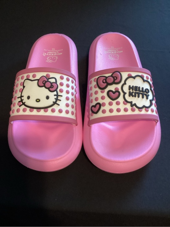 Hello Kitty Shoes - Hello Kitty Women's Size 10 EVA Beach Slide Sandals Slippers Slip-On • Pink